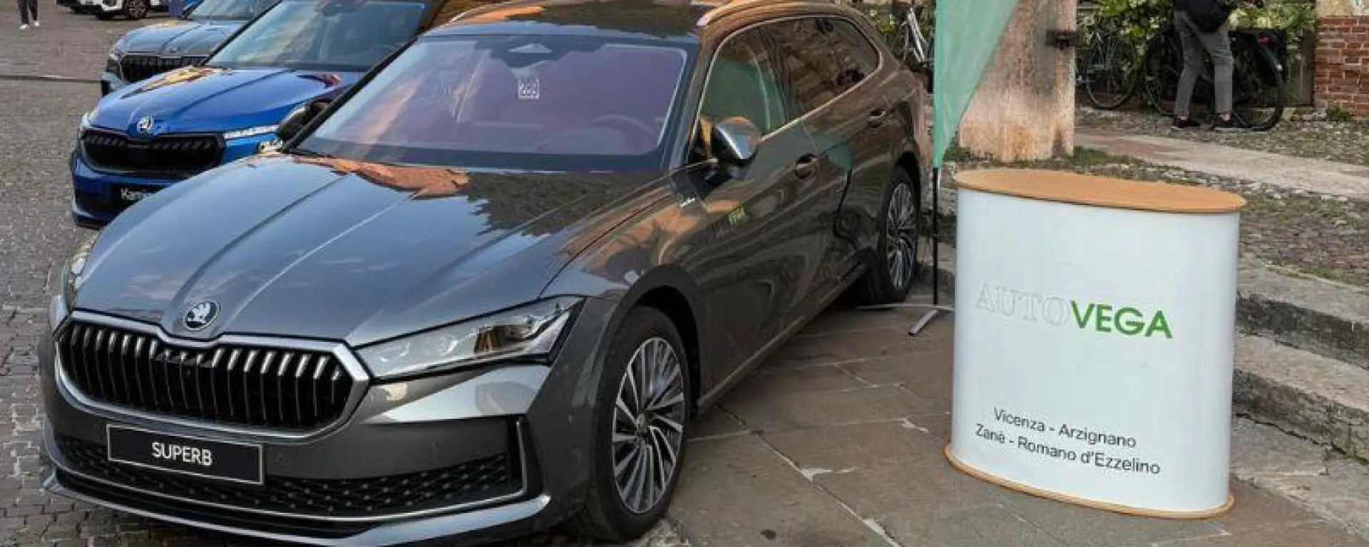 slider Autovega Presente all'Evento "Bassano sotto le Stelle" con il Brand Skoda